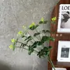 Ramo de Plantas Verdes Artificiales con 16 Tallos de Hojas de Dinero y Eucalipto Arreglo Floral de Boda con Accesorios para Arreglos Florales Planta Verde Exportación al por Mayor