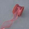 Fita de cetim com flor de rabo de peixe 4cm, fita para embalagem de saco, laço DIY para buquê, acessório de joia, fita para bolo