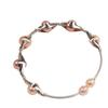 Pulseira DIY Artesanal Enrolada de Pérolas de Água Doce do Lago Shanxia de Zhuji Feminina Casual Camada Dupla Joia de Mão Presente Atacado