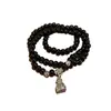 Conjunto de 6 peças de camada dupla de estilo chinês Paz e Estilo Nacional Círculo Duplo Fecho Nuvem Auspiciosa Nicho Pulseira de Contas Casal Nova Pulseira Pulseira