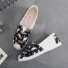 Outono Novo Velho Pequim Sapatos de Pano Feminino Sola Macia Sapatos Preguiçosos Lona Sapatos de Comércio Exterior Estilo Coreano All-match Sapatos de Pescador