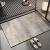 Alfombrilla de baño antideslizante y absorbente para puerta de inodoro, de diatomeas, de secado rápido