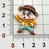 Personaje de Dibujos Animados Popular Shin-Chan Accesorios de Resina Pegamento Cremoso para Manualidades Funda de Teléfono Goma para el Cabello Pasador Pegatina para Vaso de Agua
