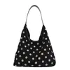 Bolso de mujer transfronterizo nuevo, bolso tote de lunares, bolso de mano de gran capacidad para mujer, estilo ins, nuevo estilo coreano 2026