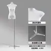 Tienda de Ropa Maniquí Plano Estilo Coreano Accesorios Maniquí de Medio Cuerpo Femenino Pantalla de Ventana Maniquí de Cuerpo Completo Soporte de Exhibición