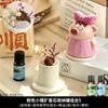 Cerdo Emocional Difusor de Aceites Esenciales de Aromaterapia sin Llama Piedra Cristal Decoración Interior Hogar Larga Duración Recámara Regalo de Cumpleaños