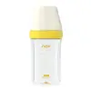 Biberón de Vidrio de Boca Ancha para Bebé, Anticólicos, Imitación Leche Materna, Antiahogo, Liberación de Aire Inferior, 160ml/240ml