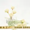 Varillas Personalizadas para Difusor de Aroma sin Llama DIY Creativas con Nervadura de Hoja Rosa Flor Seca Varillas de Fragancia Difusor de Fragancia para Interiores Flor de Aroma