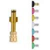 Yili Adaptador 1/4 Conexión Rápida Hidrolavadora Lavado de Autos Pistola de Agua Cabezal Set de Accesorios de Conversión Tianyi