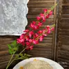 Material de Flor Artificial de 2 Púas para Decoración de Hotel, Arreglo de Boda, Arreglo de Flores de Peonía, Fotografía de Techo