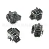 Adequado para Manípulo Original Ps3 Rocker 3D Ps3 Rocker Embutido de 3 Pinos com Tira Branca no Topo Rocker Preto de 3 Pinos