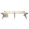 Cama plegable de aleación de aluminio para exteriores transfronteriza, cama de camping portátil estilo camping, cama para descanso del almuerzo, cama individual simple acompañante, estilo camping