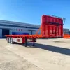 Comercio Exterior Transfronterizo Semirremolque Plataforma Plana de 13 m Remolque Plano Puro de Madera 9.1 m 11.12 m Plataforma Plana