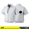 Ropa de Aire Acondicionado de Venta Caliente Manga Corta Fuente Transfronteriza Prevención de Golpe de Calor de Verano Ropa con Ventilador Transpirable Ropa de Trabajo Personalización