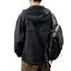 Chaqueta a Prueba de Tres Elementos para Hombre Otoño 2026 Corte Holgado Talla Grande con Capucha Abrigo Casual Estilo Americano Ropa de Trabajo Exterior Fresca