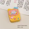 Accesorios de Resina DIY de Dibujos Animados, Consola de Juegos de Gato Pegamento Cremoso Pasador de Pelo, Funda de Teléfono, Hebilla de Zapato, Llavero, Colgante