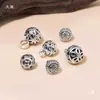 Botones qipao aleación de zinc cuentas de nube auspiciosa hebilla de metal traje Tang Hanfu tendencia nacional ropa china decoración retro cuentas redondas