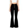 Calça jeans feminina explosões europeias e americanas direto da fábrica 2025, slim, cintura alta, estilo flare, em estoque no atacado