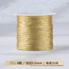 Corda Trançada de Fio Dourado Macio 3/6/9/12 Fios Bordar Nº 72 Fio Jade Fio Dourado Artesanal DIY Corda de Mão Enrolada em Volta do Anel