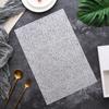 Jogo Americano Retangular Vazado Criativo Antiderrapante Decorativo para Mesa de Jantar Plástico Adereços para Fotos Vaso Tapete Venda Quente Transfronteiriça