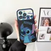 Funda para Teléfono Temática de Stitch para Apple 17Pro, 16 Ventanas Grandes, 15 Mate, 14 Resistente a Golpes, 12/11 Funda Suave X