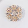 Broche Nuevo Estilo Coreano Corsage de Pedrería Aleación Galvanizada con Preservación del Color Accesorios para Ropa de Mujer Fabricante Broche Hecho a Mano Transfronterizo