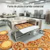 Forno de Pizza Comercial Tipo Corrente 12 polegadas 15 polegadas 18 polegadas 32 polegadas com Circulação de Ar Quente Forno Elétrico para Lojas