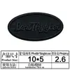Ya bordado nuevo autoadhesivo negro bordado insignia tela pegatinas ropa chaqueta acolchada mochila agujero personalidad reparación subsidio decoración