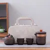 Caneca de Argila Roxa para Infusão Rápida, Conjunto Portátil de Chá Kung Fu, Adequado para Viagens ao Ar Livre, Escritório e Uso Doméstico, Disponível em Vários Estilos