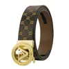 [Marca de Luxo Leve] Fivela de Cavalo Balu Cinto Masculino de Couro de Vaca Fivela Automática Cinto de Couro Tendência Versátil