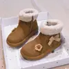 Nuevas Botas de Nieve para Niños Otoño 2026 con Forro Polar Adicional y Engrosamiento para Niñas, Zapatos de Algodón, Suela Suave Antideslizante, Zapatos para Bebé, Botines Cálidos