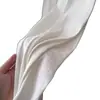 Calça de Algodão e Linho Wide Leg Preguiçosa e Relaxada para Mulheres, Calça de Linho Branca Elegante para Mulheres, Calça Casual de Verão Fina com Cintura Elástica