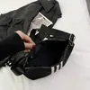 Bolsa de Tecido de Nylon Feminina Grande Capacidade 2023 Nova Verão Versátil Bolsa de Ombro Transversal Textura de Alta Qualidade Bolsa Almofada