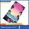 Toalha de Praia de Microfibra Estampada Personalizada Adulto Grande Toalha de Banho Estampa Maratonista Não Desbota Toalha de Banho para Clube