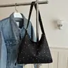 Bolsa Transversal Estilo Coreano Estrela Estilo Preguiçoso Transfronteiriça, Nova Bolsa de Ombro de Grande Capacidade, Bolsa Tote Simples e Versátil para o Dia a Dia