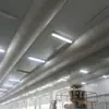 La instalación colgante de doble gancho de Sonnes es rápida y sencilla, se puede montar libremente, es de bajo ruido y cuenta con conductos flexibles de tela para ventilación