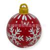 Bola de Natal Inflável Transfronteiriça Decoração de Ano Novo Brinquedo de PVC Atmosfera Festiva Bola Sino da Terra de Grama 60cm Bola Lanterna