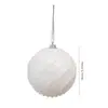 Bola de Navidad de 8 cm Bola de Espuma Perla Colgante de Árbol de Navidad Bola Decorativa Bola Sumergida en Polvo Decoración Colgante Bola Pequeña Colgante