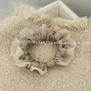 Goma para el pelo de malla plisada estilo coreano para mujer, simple y no daña el cabello, banda elástica para el pelo para peinados de moño