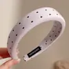 Diadema de lujo ligero sintiendo presión ambiente para el cabello diadema cara femenina accesorio para el cabello de lazo estilo retro Hong Kong pinza para el cabello tocado de alta gama