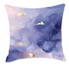 Funda de almohada de mármol morado de ensueño transfronteriza, funda de almohada de cintura para sofá, decoración de dormitorio y oficina en casa