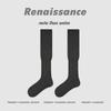 Calcetines Originales Renacentistas para Mujer Otoño e Invierno Medias Sin Costuras Sobre la Rodilla Versátiles de Algodón de Color Puro para Mujer