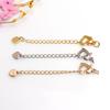 Hebilla de Cobre Rellenado de Oro de 14K, Hebilla para Collar de Perlas y Pulsera, Broche de Langosta con Cadena, Cadena de Extensión de Cola, Accesorios de Joyería DIY