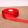Cintas de seda roja grandes cintas de seda roja ferretería de té cinta para atar en casa cinta de satén rollo grande para coche nuevo embalaje de festival cinta de colores