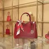Bolso Tote Rojo Texturizado de Alta Gama para Mujer, Bolso Versátil Nuevo para Boda de Novia, Bolso de Mano Nuevo Estilo Chino, Bolso de Mamá, Moderno