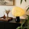 Sofá de sala de estar de mediados de siglo moderno con lámpara de pie de diseño creativo, estudio estilo Zen, dormitorio, sala de té y lámpara decorativa de mesa