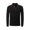 Camisa polo de manga comprida gola lapela camiseta algodão gelado fresco roupas esportivas amantes masculinas e femininas roupas de trabalho roupas de grupo atacado