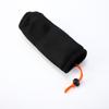 Bolsa de armazenamento respirável de malha simples preta, bolsa de viagem espessada, bolsa de armazenamento com cordão respirável multifuncional, atacado