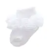 [Nuevo Producto] Calcetines de Verano para Niñas Calcetines de Encaje Hueco para Bebés Niñas Lazo de Bebé Cruzados Finos Transfronterizos