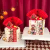 Adornos de Decoración para Pastel de Año Nuevo 2026 Dios de la Riqueza, Tarjetas de Navegación Exitosa y Prosperidad, Pegatinas de Fortuna, Inserts de Llegada del Dios de la Riqueza